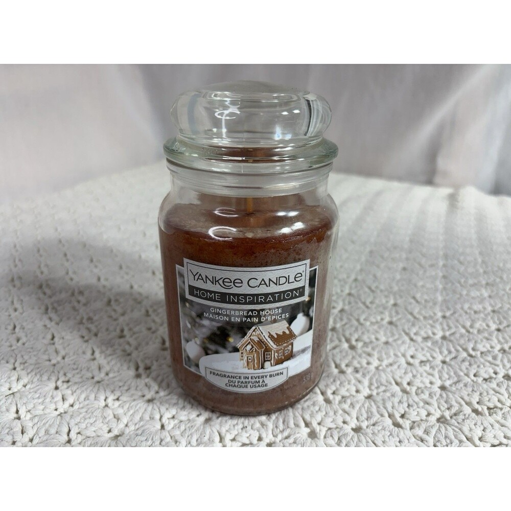 Yankee Candle Home Inspirations Large Jar 538g Gingerbread House NEW